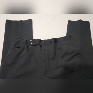 Talon Black Comfort Dress Pants Textured Design 38x32